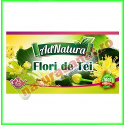 Ceai Tei Flori 20 plicuri - Ad Natura - www.naturasanat.ro