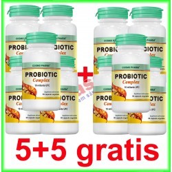 Probiotic Complex 30 capsule PROMOTIE 5+5 GRATIS - Cosmo Pharm