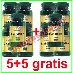 L-Arginina 1000 mg 60 tablete PROMOTIE 5+5 GRATIS - Cosmo Pharm