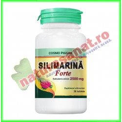 Silimarina Forte echivalent a minim 2500 mg 30 tablete - Cosmo Pharm