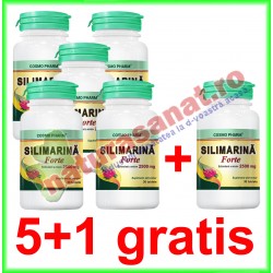 Silimarina Forte echivalent a minim 2500 mg 30 tablete PROMOTIE 5+1 GRATIS - Cosmo Pharm