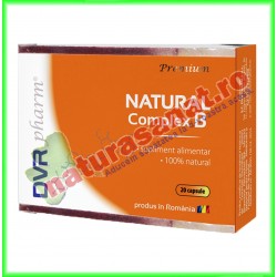 Natural Complex B 20 capsule blisterizate - DVR Pharm - www.naturasanat.ro