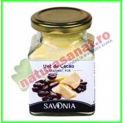 Unt de Cacao Nerafinat 200 ml ( 175 g ) - Savonia - www.naturasanat.ro