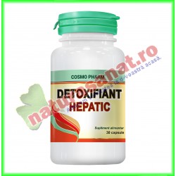 Detoxifiant Hepatic 30 capsule - Cosmo Pharm - www.naturasanat.ro