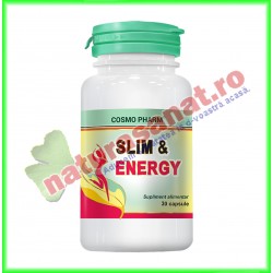 Slim & Energy 30 capsule - Cosmo Pharm - www.naturasanat.ro
