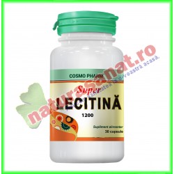 Super Lecitina 1200 mg 30 capsule - Cosmo Pharm - www.naturasanat.ro