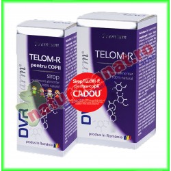 Telom-R 120 capsule PROMOTIE + Sirop Telom-R pentru Copii 150ml GRATIS - DVR Pharm - DVR Pharm