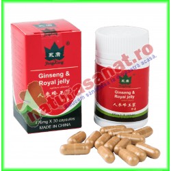 Ginseng & Royal Jelly (Laptisor de Matca) 30 capsule - Yong Kang - Co&Co Consumer - www.naturasanat.ro