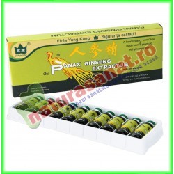 Panax Ginseng 10 fiole buvabile de 10 ml fiecare - Yong Kang - Co&Co Consumer - www.naturasanat.ro