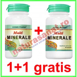 Multiminerale 30 tablete PROMOTIE 1+1 GRATIS - Cosmo Pharm - www.naturasanat.ro