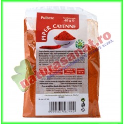 Piper Cayenne Pulbere 40g -...