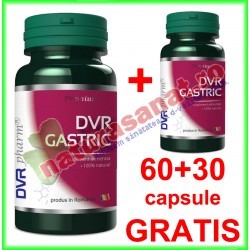 DVR Gastric PROMOTIE 60+30 capsule GRATIS - DVR Pharm - www.naturasanat.ro