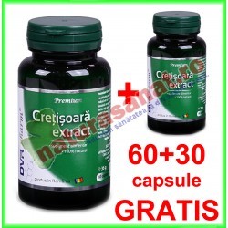 Cretisoara Extract PROMOTIE 60+30 capsule GRATIS - DVR Pharm - www.naturasanat.ro