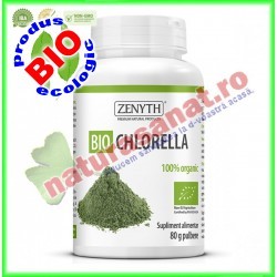 Bio Chlorella Pulbere 80 g - Zenyth - www.naturasanat.ro