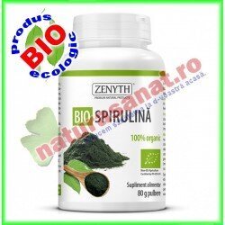 Bio Spirulina Pulbere 80 g - Zenyth - www.naturasanat.ro