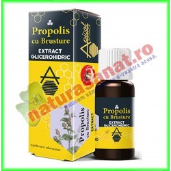 Propolis cu Brusture Extract Glicerohidric 30 ml - Apicolscience - www.naturasanat.ro