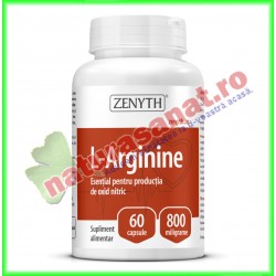 L-Arginine 60 capsule - Zenyth - www.naturasanat.ro