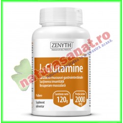 L-Glutamine 120 g - Zenyth - www.naturasanat.ro