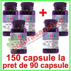 DHA Premium PROMOTIE 150 capsule la pret de 90 capsule - Cosmo Pharm - www.naturasanat.ro