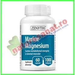 Marine Magnesium 60 capsule - Zenyth - www.naturasanat.ro