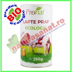 Lapte Praf Bio Grasime 26% 250g - Pronat - www.naturasanat.ro