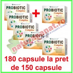 Probiotic Complex PROMOTIE 180 capsule la pret de 150 capsule - Cosmo Pharm - www.naturasanat.ro