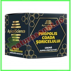 Crema Super-Protectiva cu Propolis si Coada Soricelului 75 ml - Apicolscience - www.naturasanat.ro
