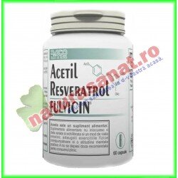 Acetil Resveratrol cu Fulvicin 60 capsule - Radu & Sons / RACO - www.naturasanat.ro