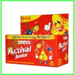 Actival Junior 60 comprimate masticabile - Beres - www.naturasanat.ro