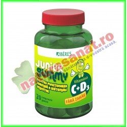 Actival Junior Gummy 20 comprimate gumate - Beres - www.naturasanat.ro