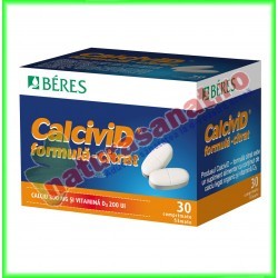 CalciviD Citrat 30 comprimate - Beres - www.naturasanat.ro