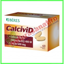 CalciviD Citrat 60 comprimate - Beres - www.naturasanat.ro