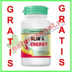 Slim & Energy 30 capsule GRATIS - Cosmo Pharm - www.naturasanat.ro