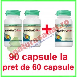Prostatofort PROMOTIE 90 capsule la pret de 60 capsule - Cosmo Pharm - www.naturasanat.ro