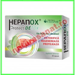 Hepanox Protect Detox 30 capsule - Cosmo Pharm - www.naturasanat.ro
