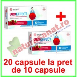 UroEffect PROMOTIE 20 capsule la pret de 10 capsule - Good Days Therapy - www.naturasanat.ro
