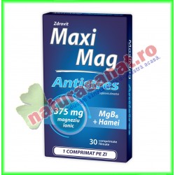 MaxiMag Antistres 375 mg 30 comprimate - Zdrovit - Zdrovit - www.naturasanat.ro