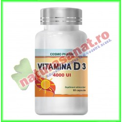 Vitamina D3 4000 UI 60 capsule - Cosmo Pharm - www.naturasanat.ro