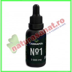 Ulei CBD Cannapol No.1 10% 3000 mg 30 g - Cannapol - www.naturasanat.ro