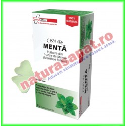 Ceai de Menta 20 doze (plicuri) - Farmaclass - www.naturasanat.ro