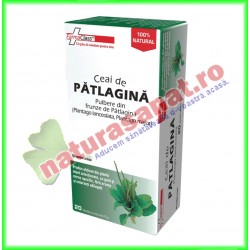 Ceai de Patlagina 20 doze (plicuri) - Farmaclass - www.naturasanat.ro