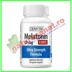 Melatonin Forte 10 mg 30 capsule - Zenyth - www.naturasanat.ro