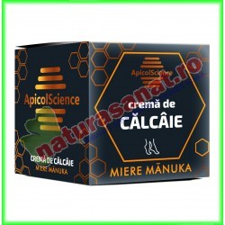 Crema de calcaie Cu Miere de Manuka 50 ml - Apicolscience - www.naturasanat.ro