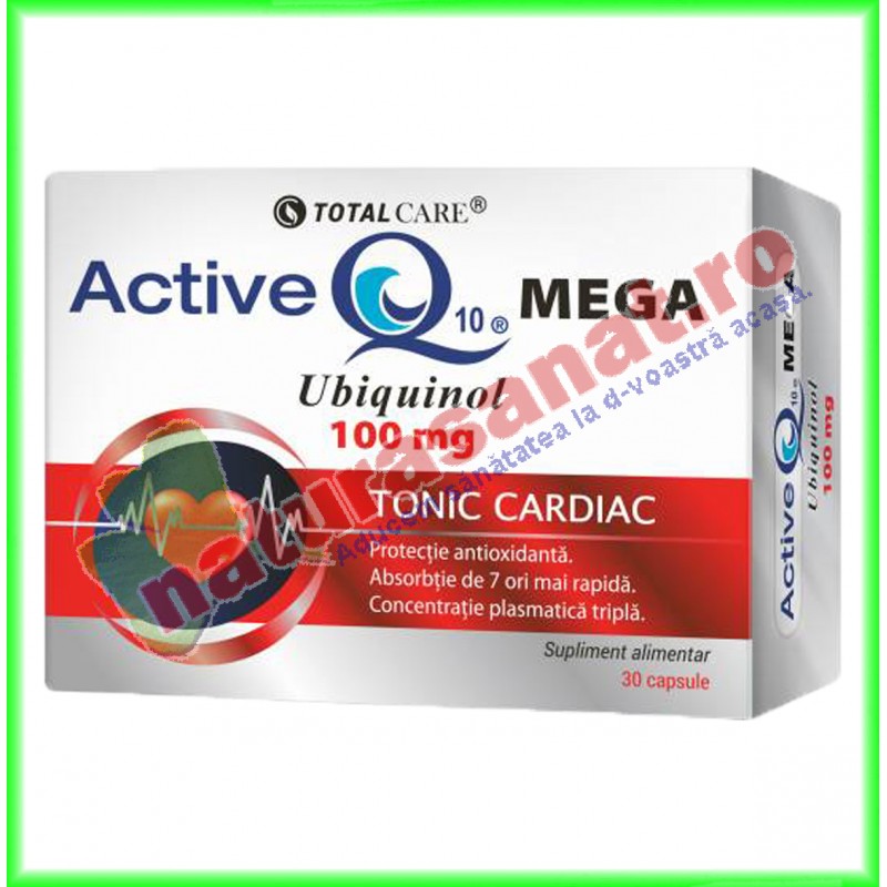 Active Q10 Mega Ubiquinol 30 capsule - Cosmo Pharm - www.naturasanat.ro