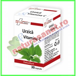Urzica & Vitamina C 30 capsule - Farmaclass - www.naturasanat.ro