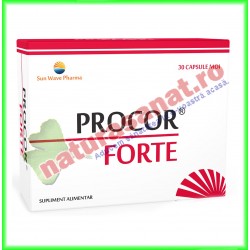 Procor Forte 30 capsule - Sunwave Pharma - www.naturasanat.ro