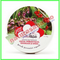 Untul pamantului Tataneasa Spanz Crema tip balsam 30 g  - Tibuleac Plant - www.naturasanat.ro