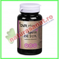 Apetit Detox 60 capsule - DVR Pharm - www.naturasanat.ro