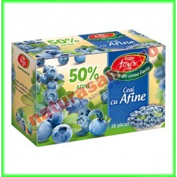 Ceai cu afine 50% 20 plicuri  - Fares - www.naturasanat.ro