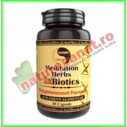 Meditation Herbs 3xBiotics KombuCell 40 capsule - Medica Farmimpex - www.naturasanat.ro